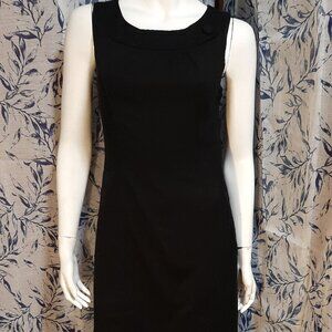 Black RW&CO A-line Sleeveless Wool Blend Dress